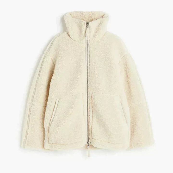 Clara | Giacca Teddy Oversize Collo Alto