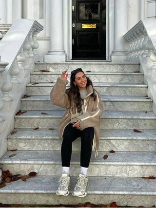 Clara | Giacca Teddy Oversize Collo Alto