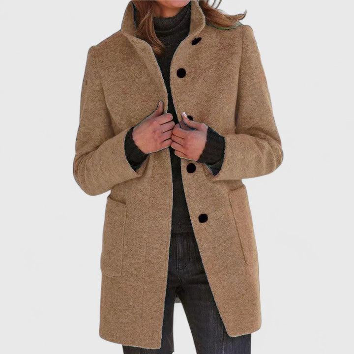 Antonella cappotto classico cammello