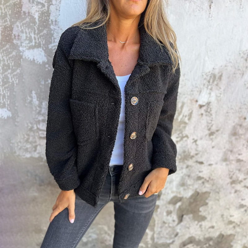 Anita cappotto autunnale nero