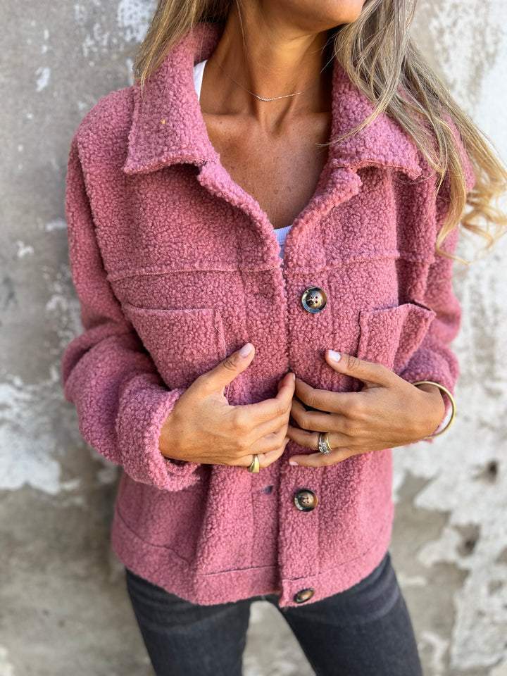 Anita cappotto autunnale rosa