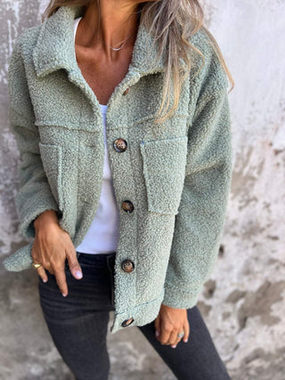 Anita cappotto autunnale verde