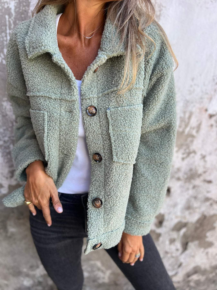 Anita cappotto autunnale verde