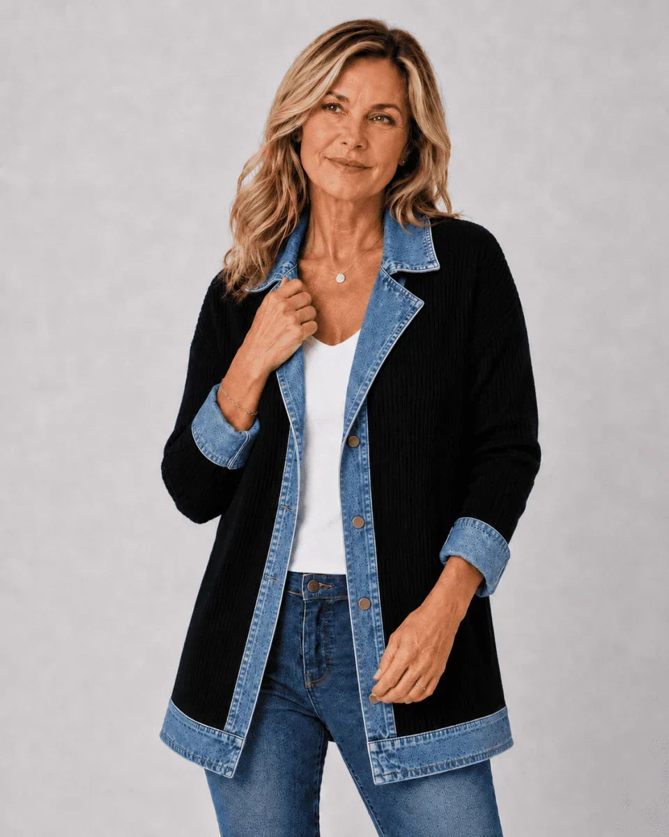 Federica giacca di jeans nero