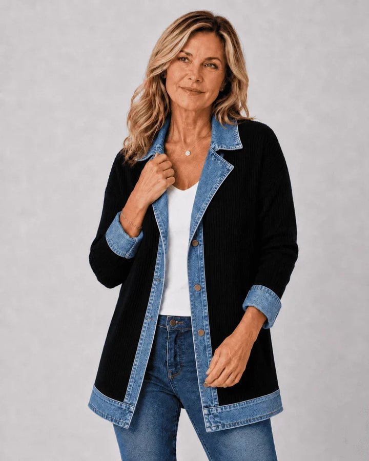 Federica giacca di jeans nero