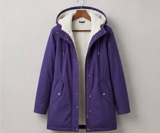 Adriana parka lungo viola