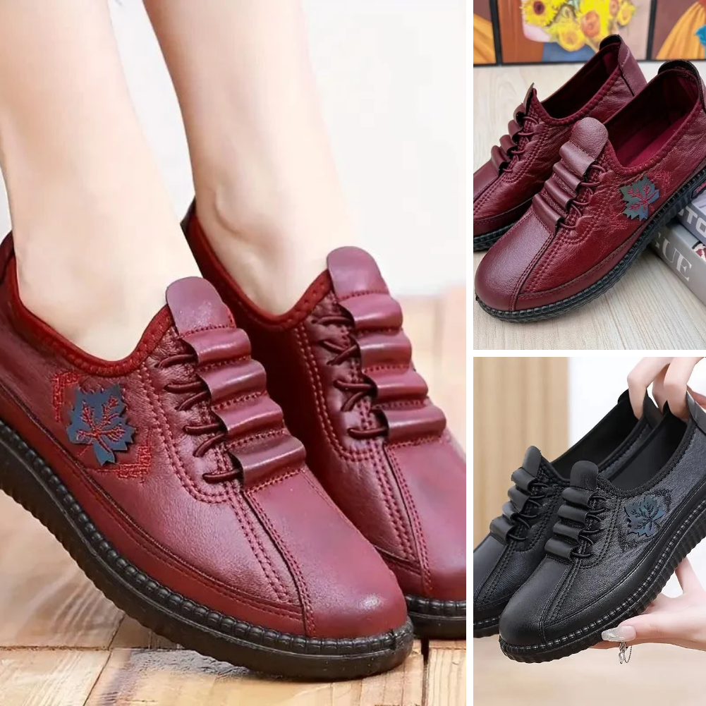 Rosa scarpe comode bordeaux e nere